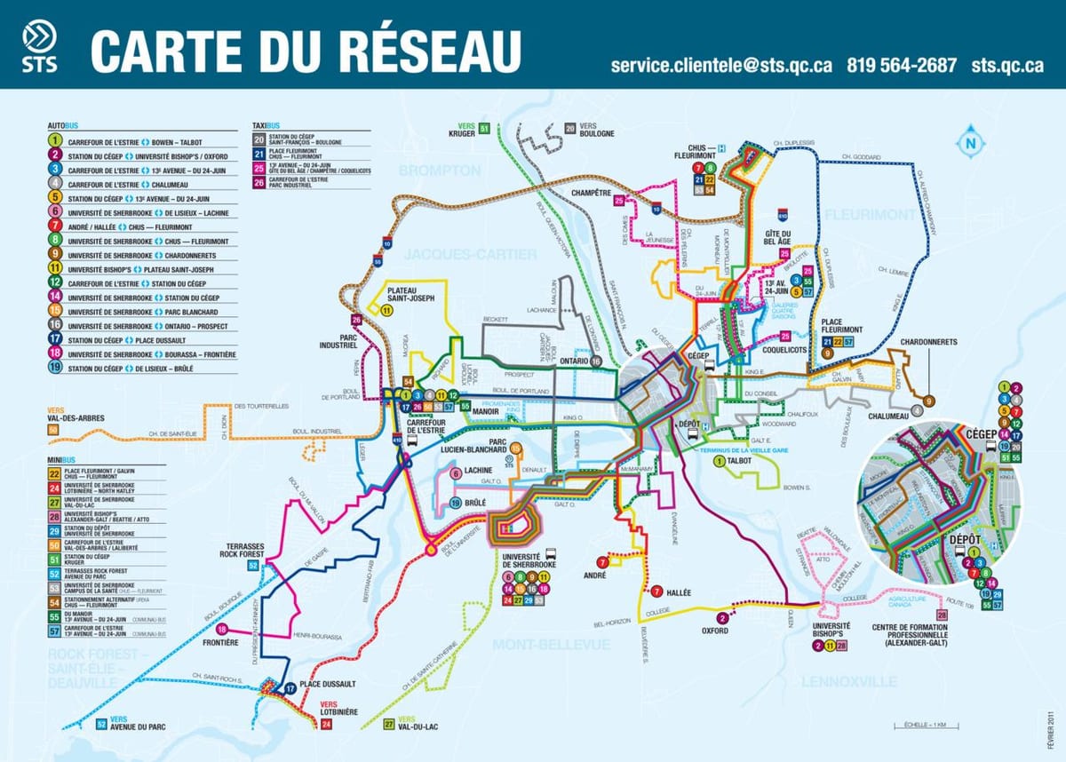 Quebec şəhər avtobus marşrutlarında kart