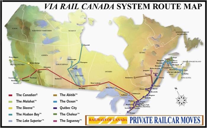 Kart dəmir yolu vağzalının şəhərin Quebec 