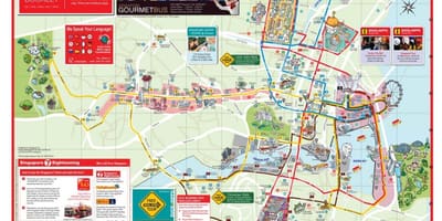 Köhnə şəhər Quebec gəzinti tur xəritə