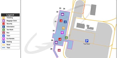Şəhərin xəritəsi Quebec City аэропорот 