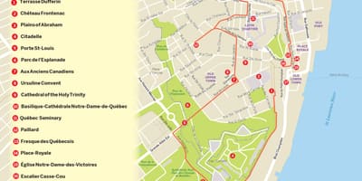 Kart Quebec-hop-hop-off